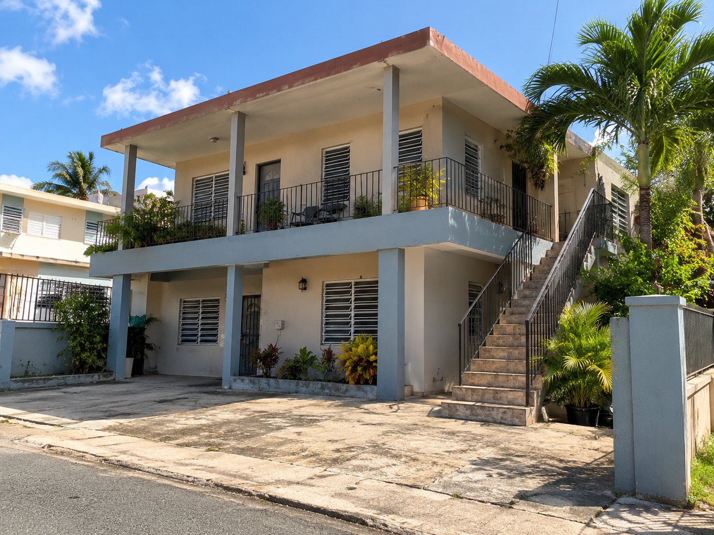 Two-story residential property in San Juan, Puerto Rico